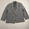 Blazer doppiopetto gessato grigio Zara - Taglia M