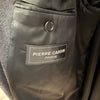 Cappotto doppiopetto in lana grigio scuro di Pierre Cardin