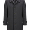 Cappotto doppiopetto in lana grigio scuro di Pierre Cardin