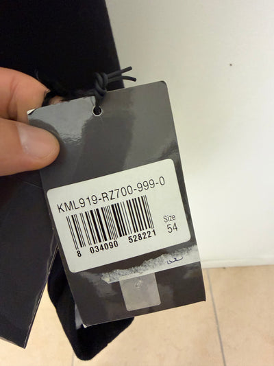 Cappotto in misto lana vergine nero Calvin Klein