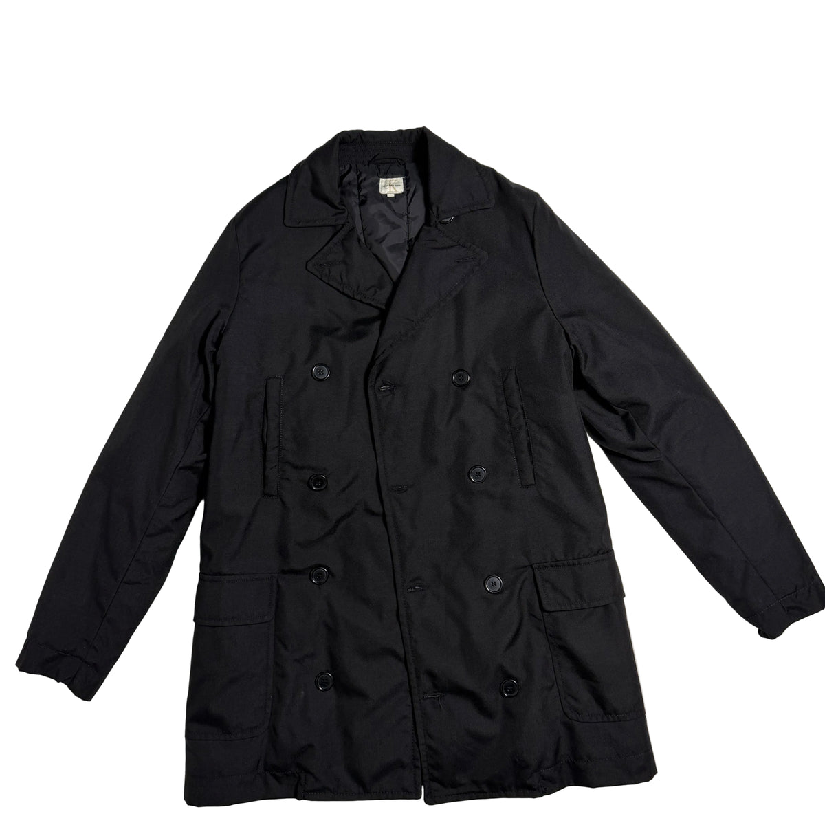 Giaccone caban doppiopetto Calvin Klein Jeans nero taglia XL