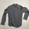 Camicia a maniche lunghe Lyle & Scott a micro quadretti grigio e nero