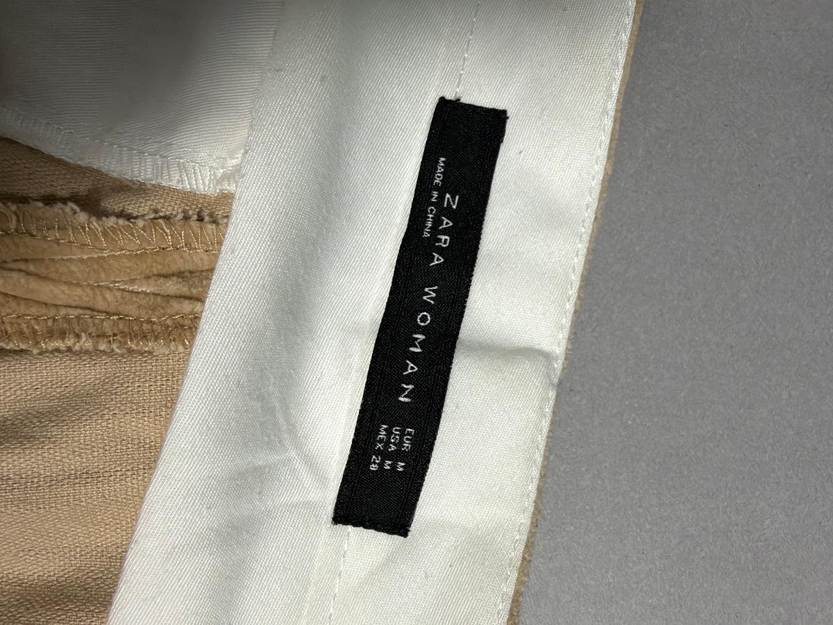 Etichetta interna Zara Woman taglia EUR M