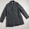 Giaccone caban doppiopetto Calvin Klein Jeans nero visto frontalmente