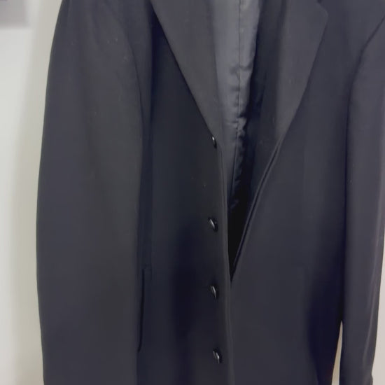 Cappotto in misto lana vergine nero Calvin Klein